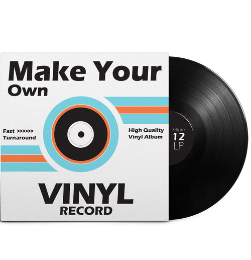Custom vinyl record pressing – 12 inch black vinyl