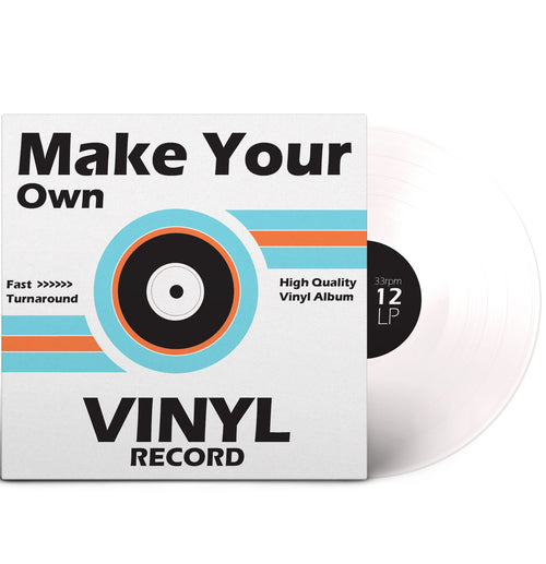 Custom vinyl record pressing – 12 inch clear vinyl