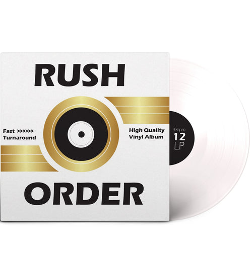 Rush order custom vinyl record pressing – fast turnaround personalized vinyl